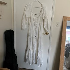 Billabong button down maxi dress